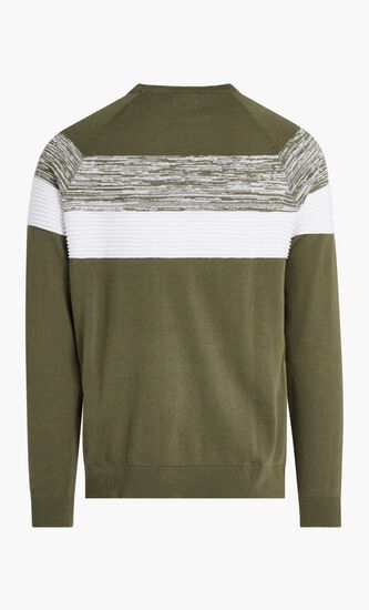 Brahim Tri Color Sweater
