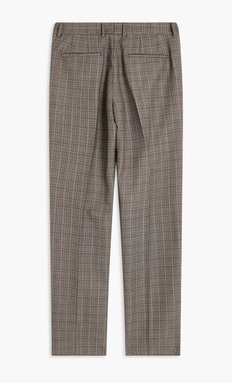 TROUSER 12 AW 20 FINE MOULINE CHECK TAILORING