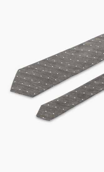 Linen Polka Dots Tie