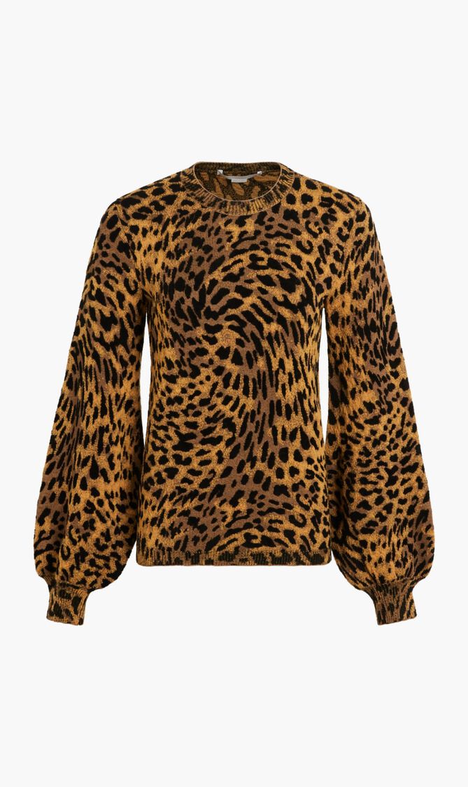 CHEETAH KNIT JUMPER