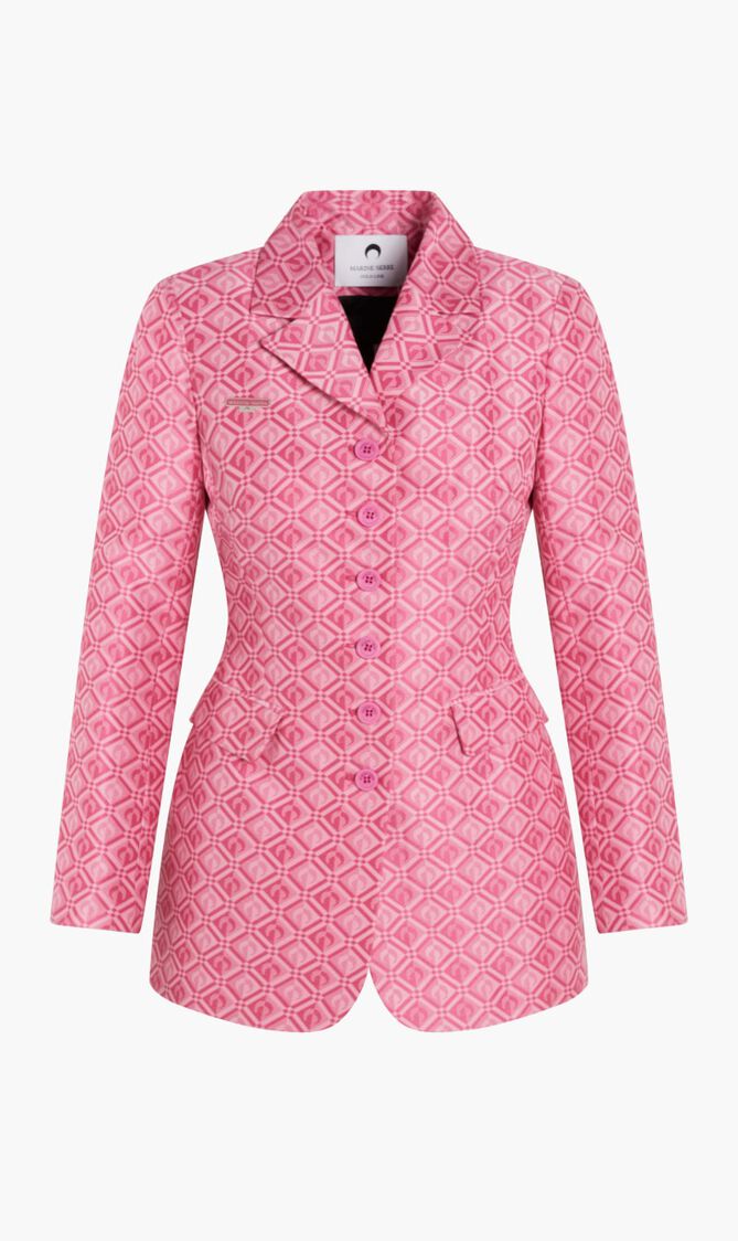 MOON DIAMANT REGENERATED JACQUARD BLAZER