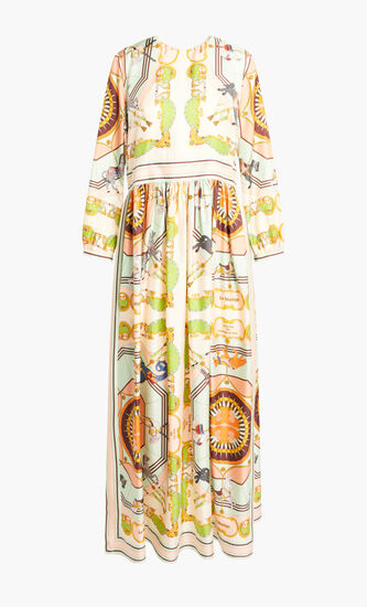 Printed Silk Dress