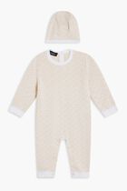 NU GIFT SET 2 PC ONESIE HAT WOOL JACQ GRECA