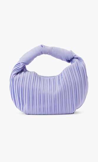 Neptune Mini Pleated Fabric Hobo Bag