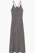 Metallic Knitted Slip Dress