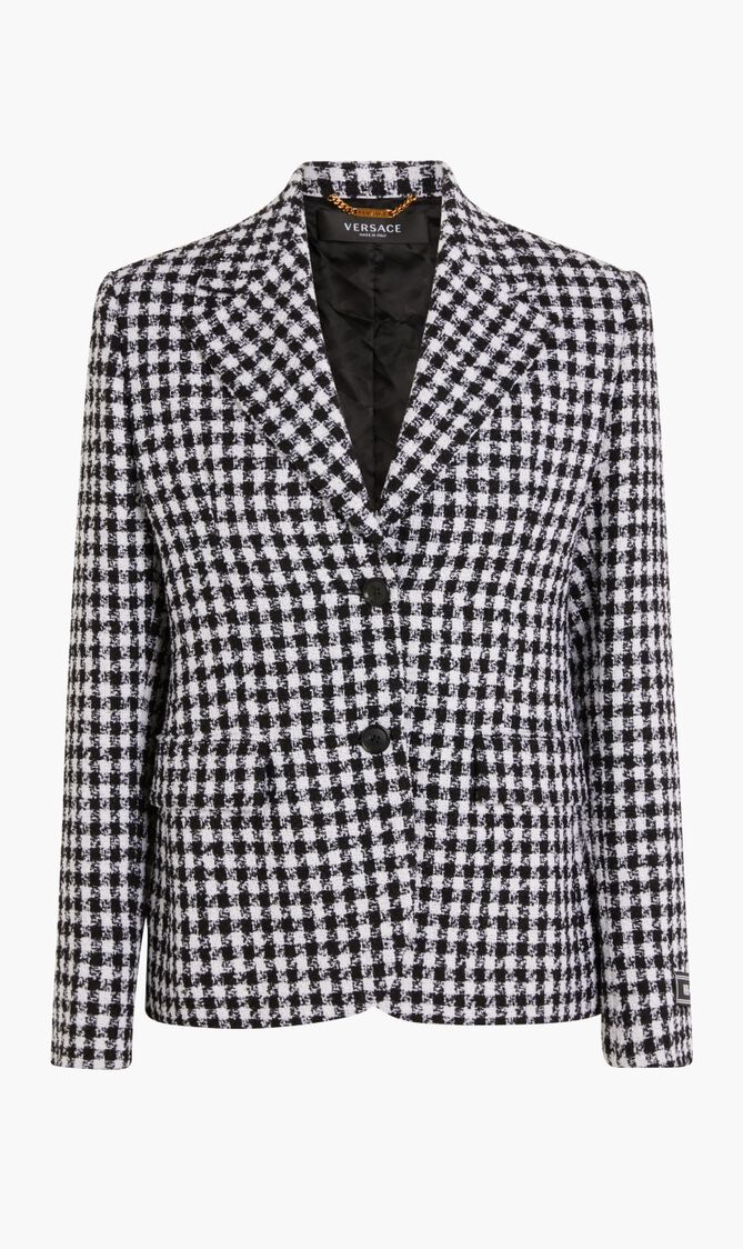 JACKET TWEED TESS WOOL CHECK