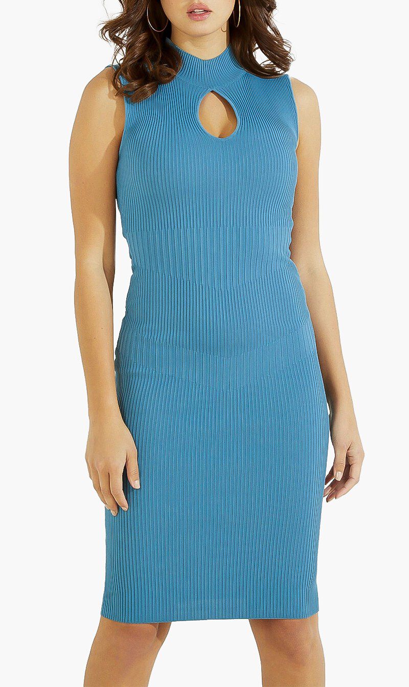 Buy GUESS Marion Ribbed Sweater Dress for SAR 200.00 | The Deal Outlet
