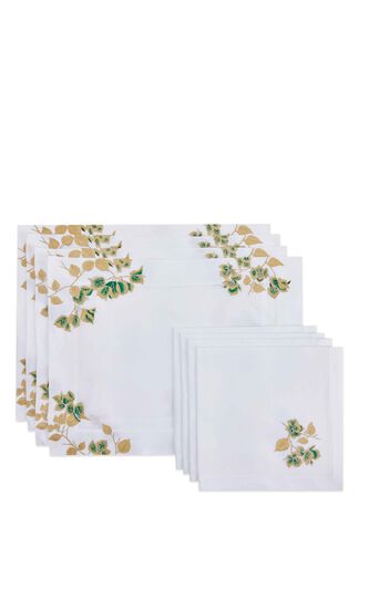 Bougainviliers Set of 4 Placemats & Napkins