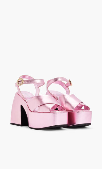 NO11-54-138 BULLA JONI PINK METALLIC NAPPA