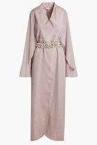 TULIP KAFTAN WITH CAPE SLEEVES AND EMBELLISHED SEPARATE BELT