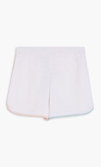 Short Pants With Contrast Binding