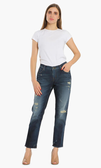 Karen Ripped Tailored Jeans