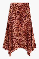 SKIRT CHEETAH PRINT SILK CDC