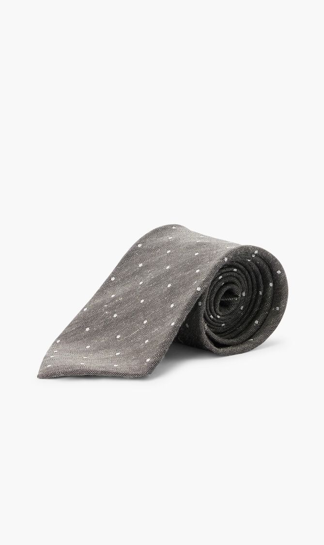 Linen Polka Dots Tie