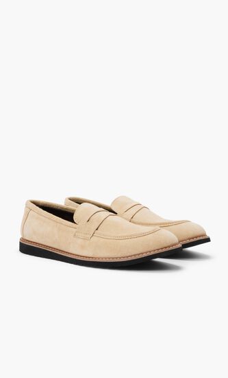 Suede Leather Loafers