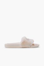 Womens Shearling Slide Sea Saltblack