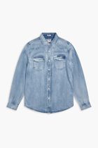 Slim Western Denim Shirt