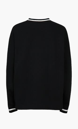 V-neck Crew Sweatshirt