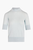 Cashmere Merino Short Sleeve Sweater