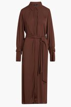 Belted Cotton Shirt Dress