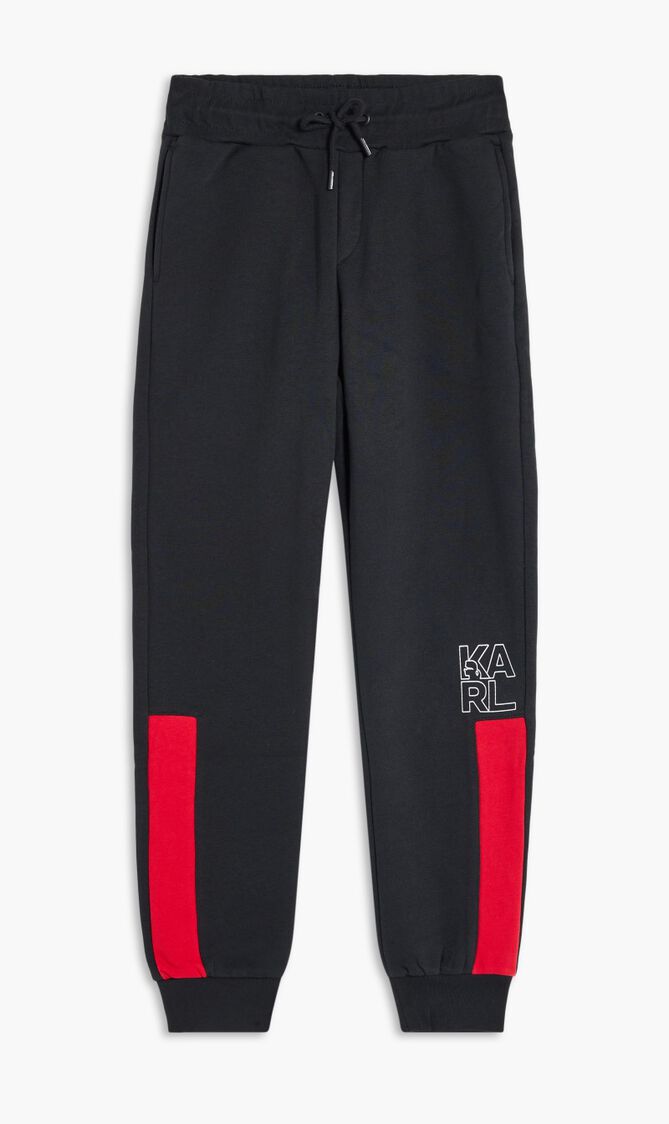 Color Block Logo Pants