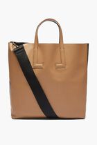 Two tone Leather Double Tote