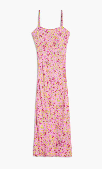 GOBI JACQUARD MIDI SLIP DRESS