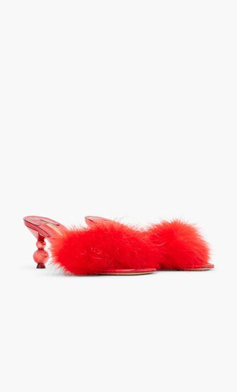 Delicia Marabou Mid Mule