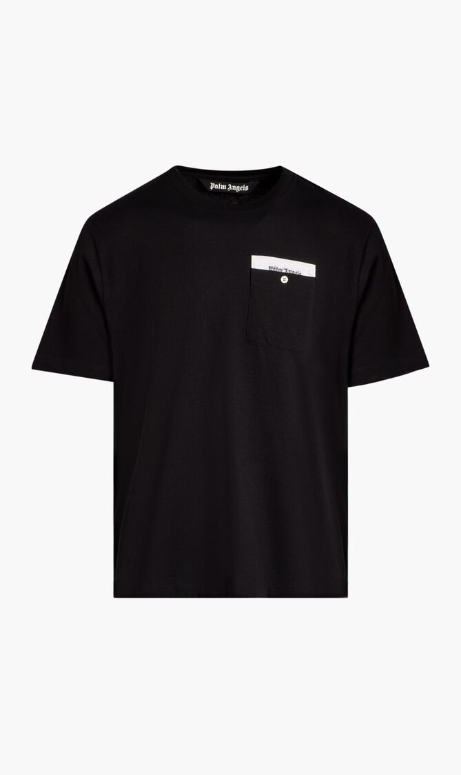 SARTORIAL TAPE REG PKT TEE BLACK OFF WHI