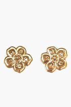 Large Boke Flower Earring Gold