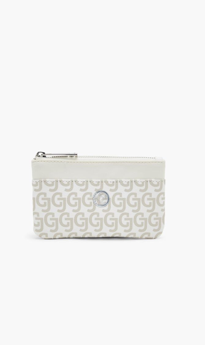 Micro White Wallet