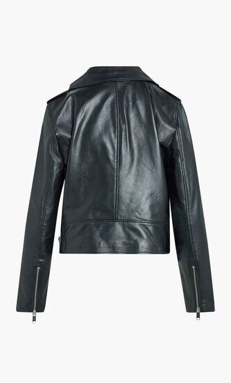 Classic Leather Moto Jacket