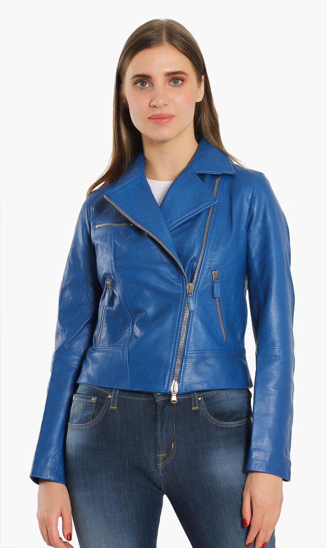 Jacob cohen sale leather jacket