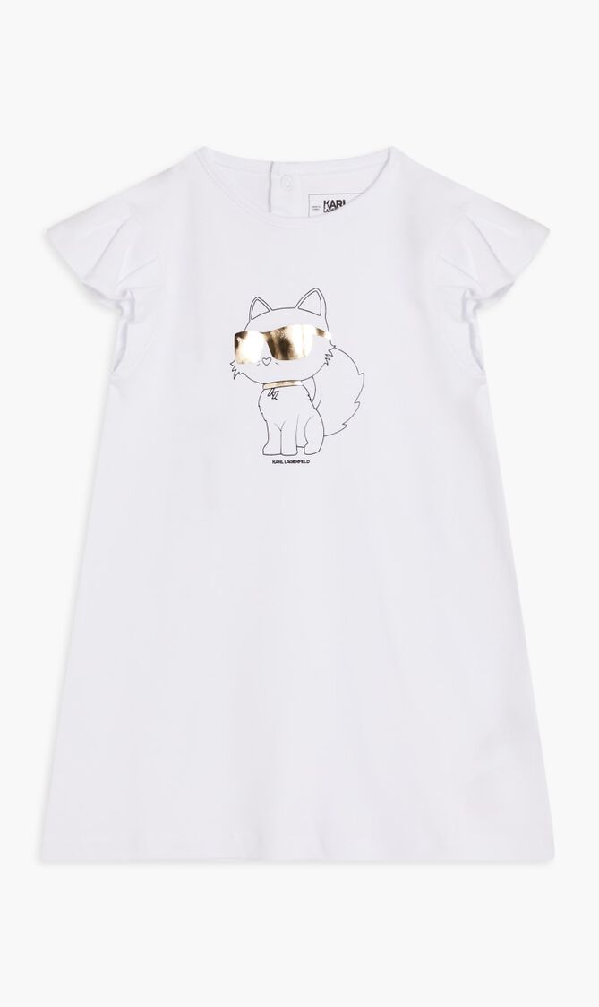 Animated Cat Print Dress