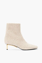 SHEARL. GOLD ALLEN ANKLEBOOT CREAM GOLD