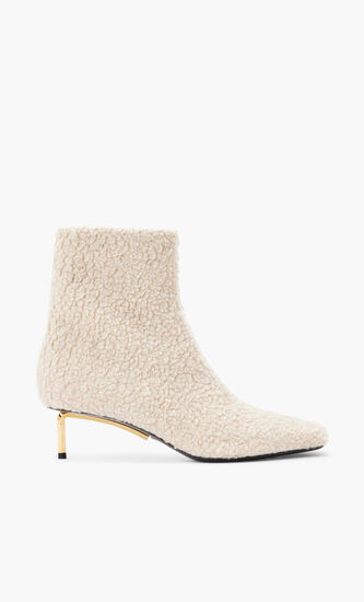 SHEARL. GOLD ALLEN ANKLEBOOT CREAM GOLD