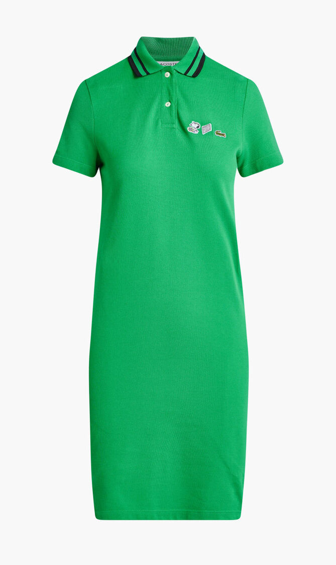 Lacoste x Peanuts Organic Cotton Polo Dress