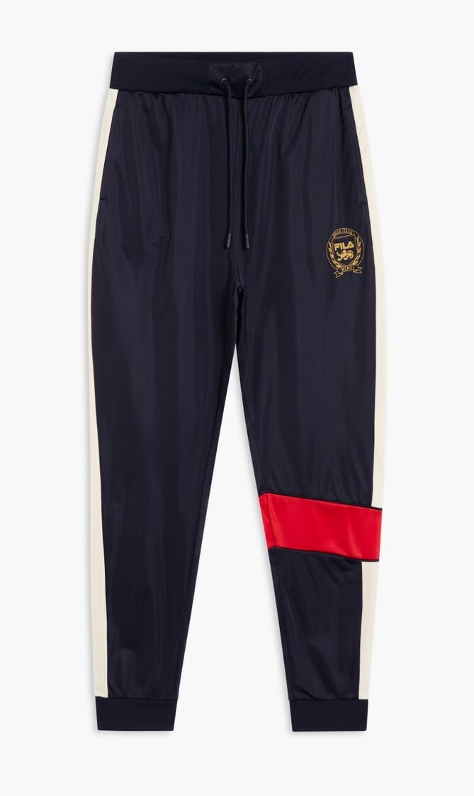 Chevron Track Pants With Piping