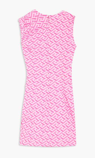 Greca Ruched Mini Dress