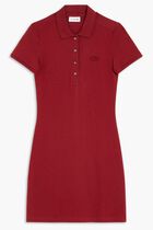 Slim Fit Stretch Cotton Pique Polo Dress