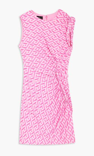 Greca Ruched Mini Dress