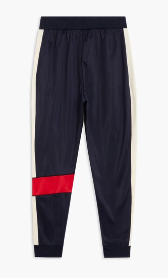 Chevron Track Pants With Piping