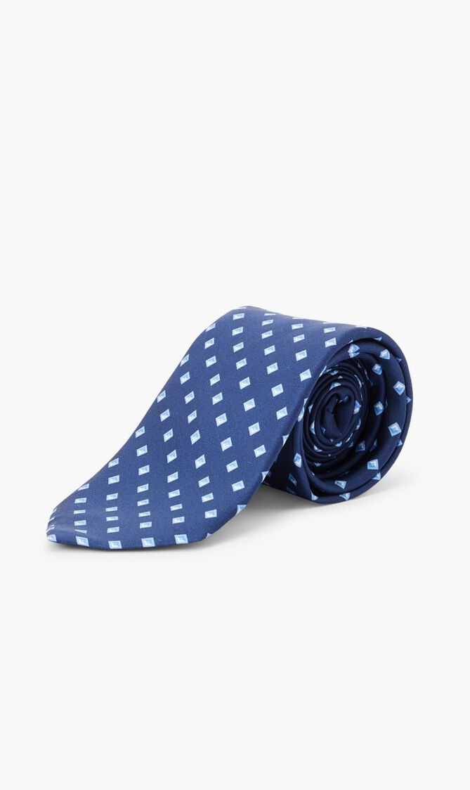 Vibrant Diamond Pattern Tie