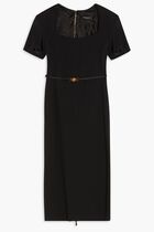 DRESS SS VITTORIA BELTED MIDI TESS VISCOSE