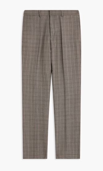 TROUSER 12 AW 20 FINE MOULINE CHECK TAILORING