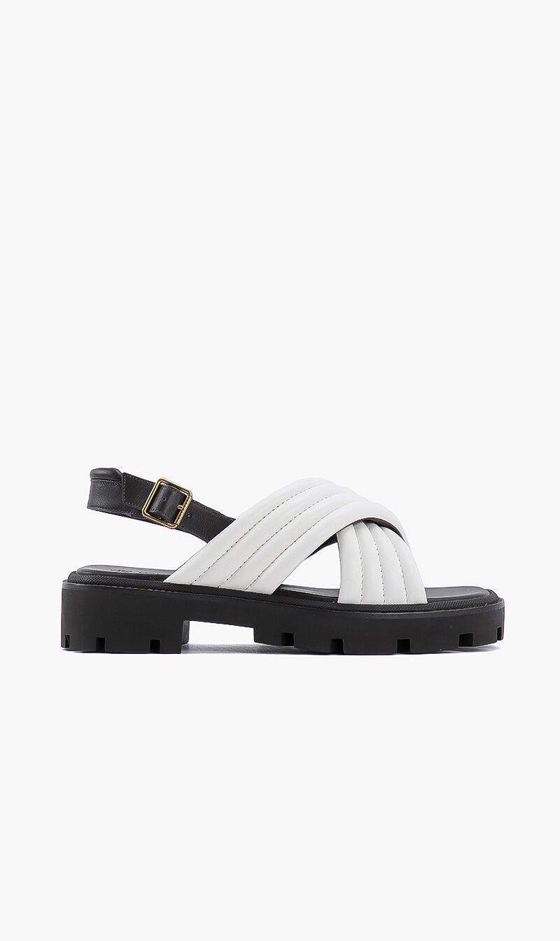 Buy TORY BURCH Puffy Wedge Suede Sandals for N/A 0.0 | The Deal Outlet