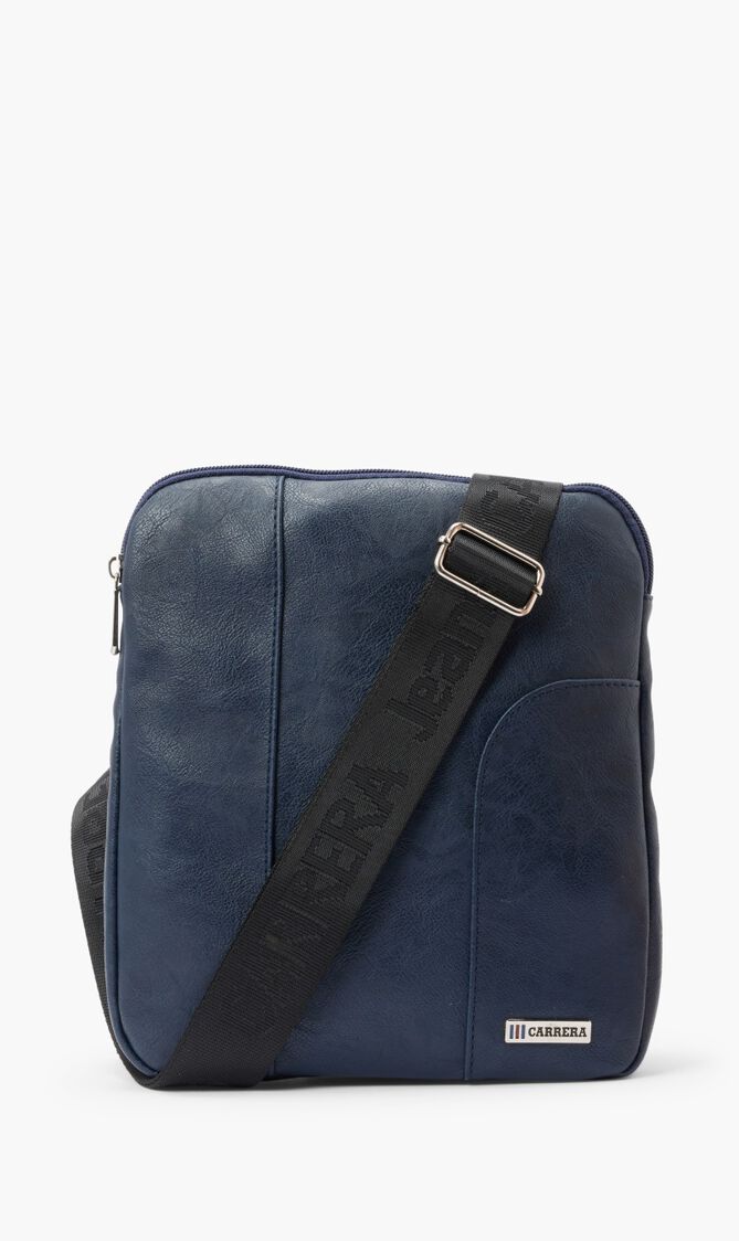 Zipper Leather Crossbody Bag