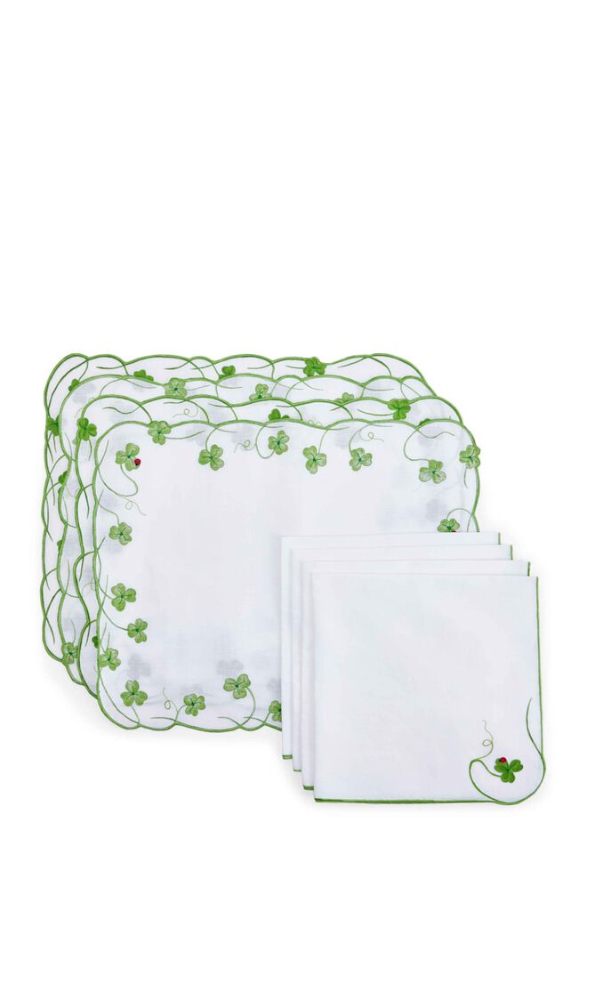 Lucky Set of 4 Placemats & Napkins