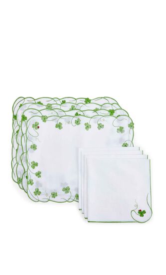 Lucky Set of 4 Placemats & Napkins