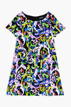 BAROCCOFLAGE KIDS PRINT DRESS